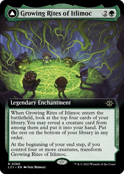 Growing Rites of Itlimoc (Extended Art) (The Lost Caverns of Ixalan) Medium Play