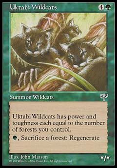 Uktabi Wildcats (Mirage) Light Play
