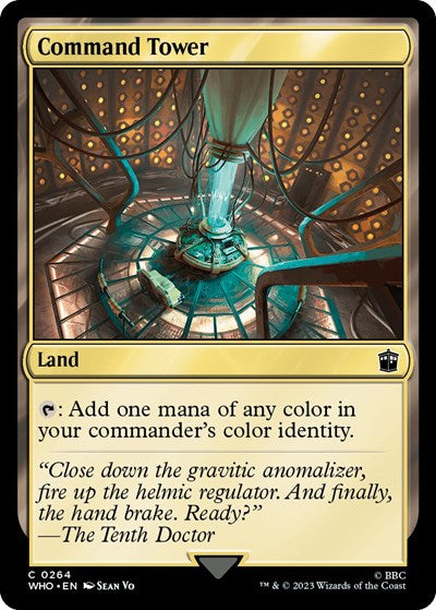 Command Tower (0264) (Universes Beyond: Doctor Who) Near Mint Foil