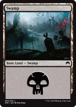 Swamp (264) (Magic Origins) Light Play