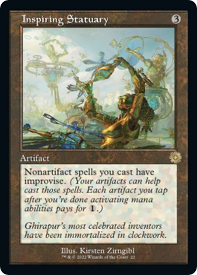 Inspiring Statuary (The Brothers' War: Retro Frame Artifacts) Light Play Foil
