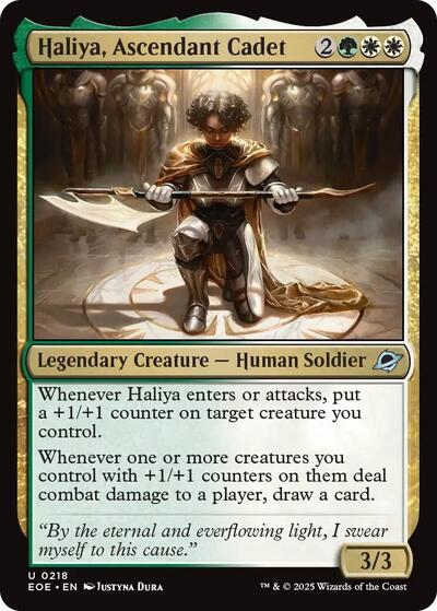 Haliya, Ascendant Cadet (Edge of Eternities) Light Play Foil