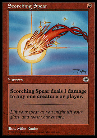 Scorching Spear (Portal) Medium Play