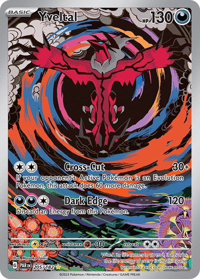 Yveltal - 205 (Scarlet and Violet: Paradox Rift) Near Mint Holofoil