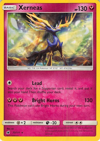 Xerneas (SM - Crimson Invasion) Light Play Holofoil
