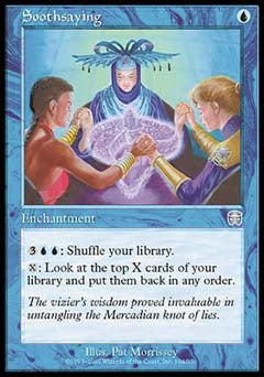 Soothsaying (Mercadian Masques) Heavy Play