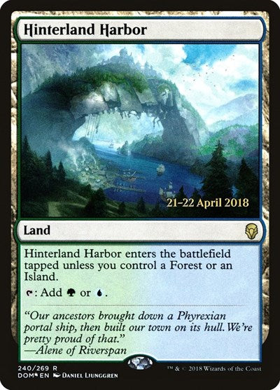 Hinterland Harbor (Promos: Prerelease Cards) Near Mint Foil