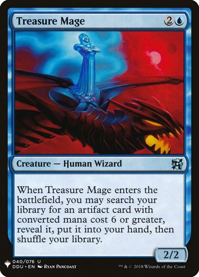 Treasure Mage (Mystery Booster) Light Play