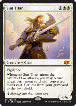 Sun Titan (Commander 2014 Edition) Light Play