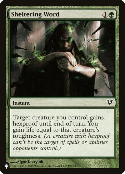 Sheltering Word (The List) Near Mint
