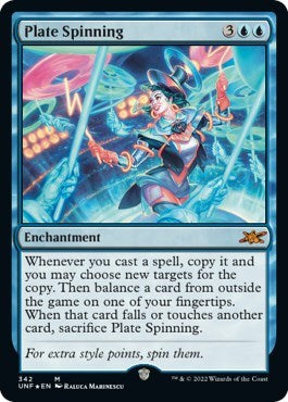 Plate Spinning (Galaxy Foil) (Unfinity) Light Play Foil