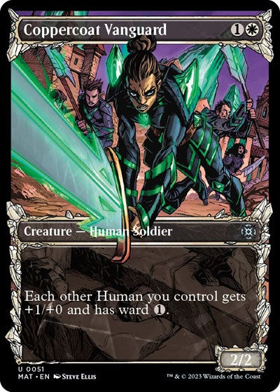 Coppercoat Vanguard (Showcase) (March of the Machine: The Aftermath) Medium Play Foil
