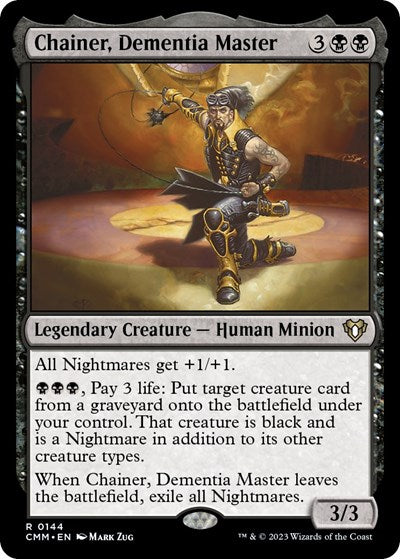 Chainer, Dementia Master (Commander Masters) Near Mint Foil