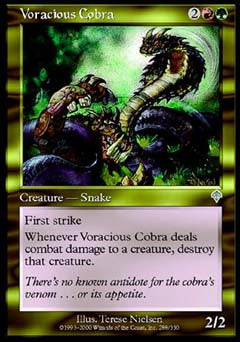 Voracious Cobra (Invasion) Damaged / Poor