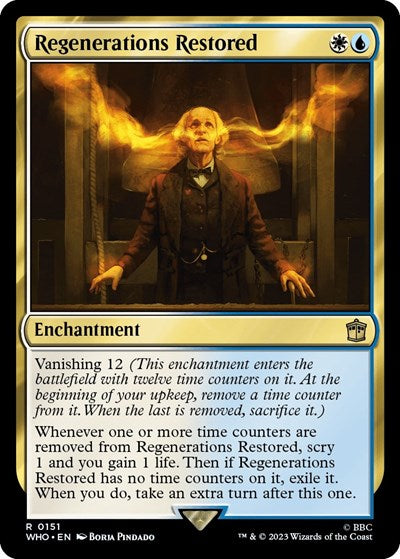 Regenerations Restored (Universes Beyond: Doctor Who) Near Mint Foil
