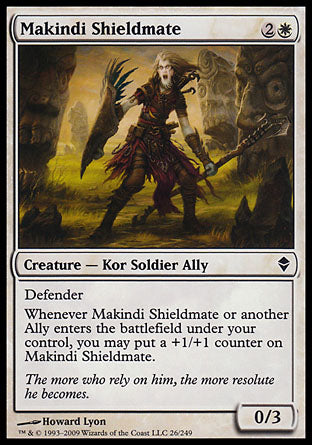 Makindi Shieldmate (Zendikar) Light Play