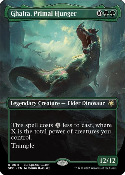 Ghalta, Primal Hunger (Borderless) (Special Guests) Near Mint Foil