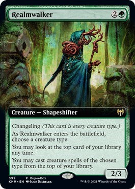 Realmwalker (Extended Art) (Promos: Buy-A-Box) Damaged / Poor Foil