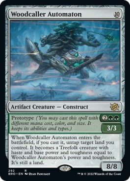 Woodcaller Automaton (The Brothers' War) Medium Play Foil