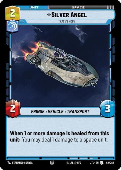 Silver Angel Trace's Hope (Jump to Lightspeed) Near Mint