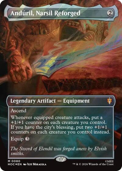 Anduril  Narsil Reforged  Borderless   Surge Foil|1|0|0.00