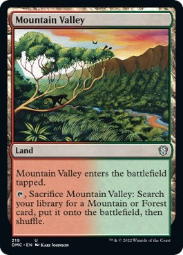 Mountain Valley (Commander: Dominaria United) Light Play