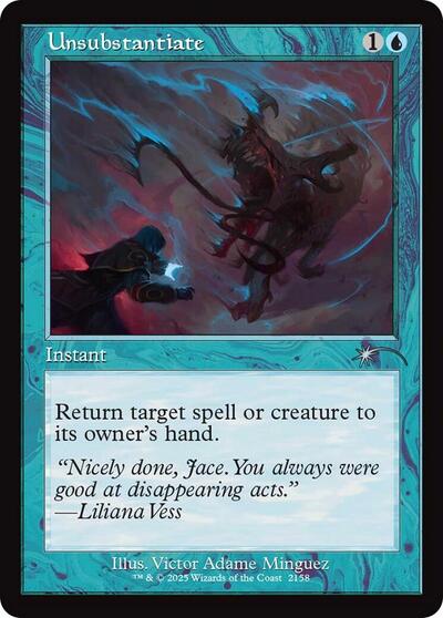 Unsubstantiate (Retro Frame) (Secret Lair) Near Mint