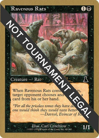 Ravenous Rats - 1999 Jakub Slemr (UDS) (World Championship Decks) Heavy Play