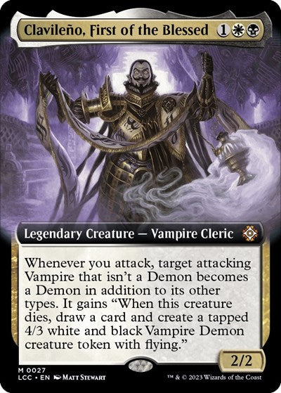 Clavileno, First of the Blessed (Extended Art) (Commander: The Lost Caverns of Ixalan) Near Mint