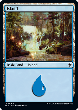 Island (256) (Throne of Eldraine) Near Mint