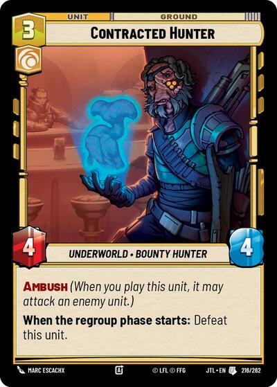 Contracted Hunter (Jump to Lightspeed) Near Mint