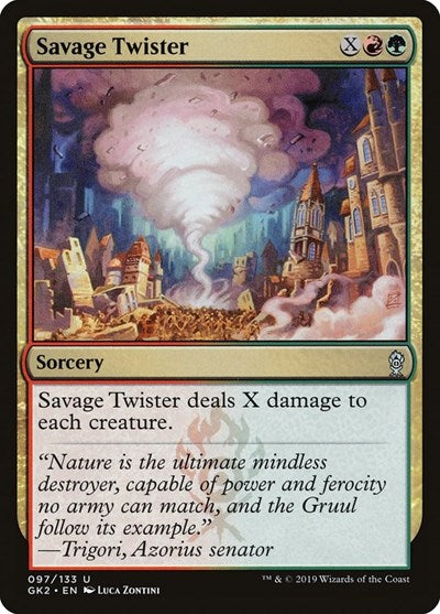 Savage Twister (Ravnica Allegiance: Guild Kits) Light Play