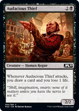 Audacious Thief (Magic 2020 Core Set) Medium Play