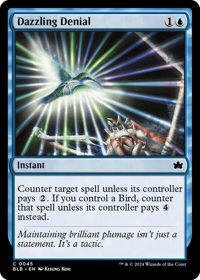 Dazzling Denial (Bloomburrow) Light Play