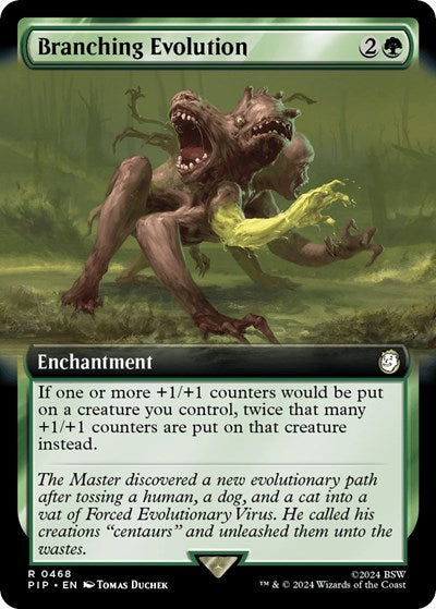 Branching Evolution (Extended Art) (Universes Beyond: Fallout) Near Mint Foil