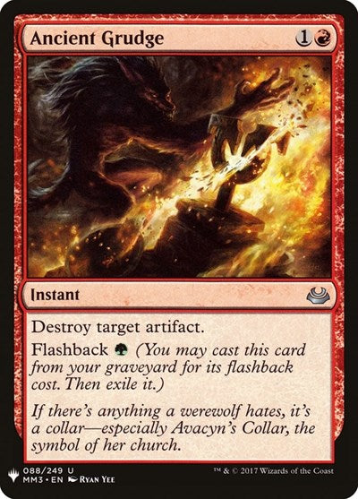 Ancient Grudge (Mystery Booster) Light Play