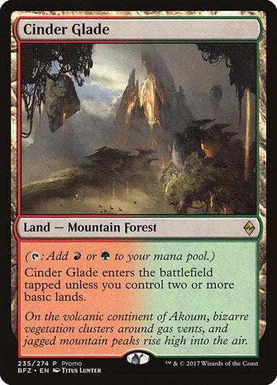 Cinder Glade (Promos: Standard Showdown) Light Play