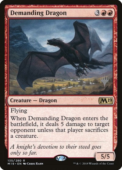 Demanding Dragon (Promo Pack: Core Set 2020) Light Play Foil