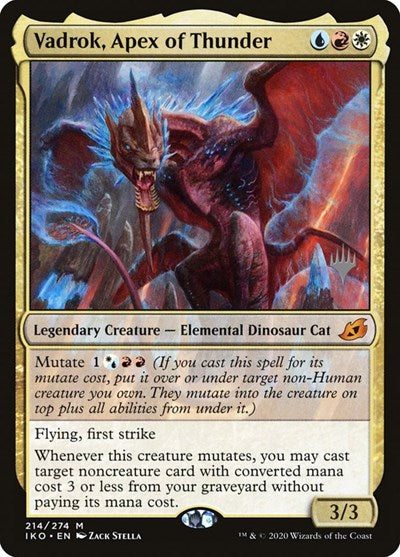 Vadrok, Apex of Thunder (Promo Pack: Ikoria) Near Mint Foil