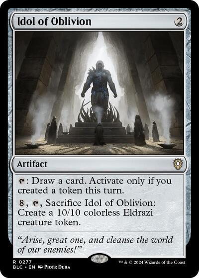 Idol of Oblivion (Commander: Bloomburrow) Light Play