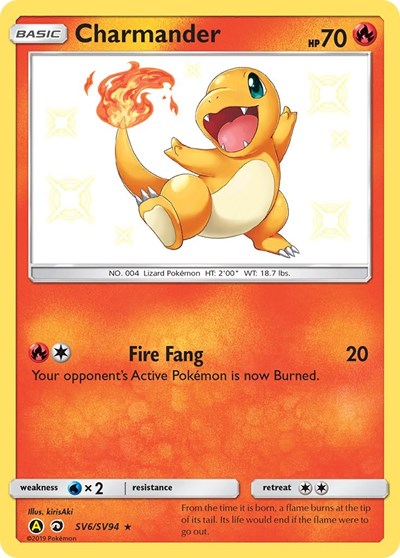 Charmander (Hidden Fates: Shiny Vault) Near Mint Holofoil
