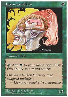 Llanowar Elves (5th Edition) Near Mint