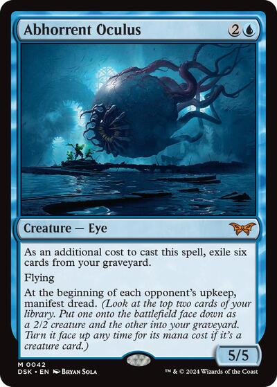 Abhorrent Oculus (Duskmourn: House of Horror) Light Play Foil
