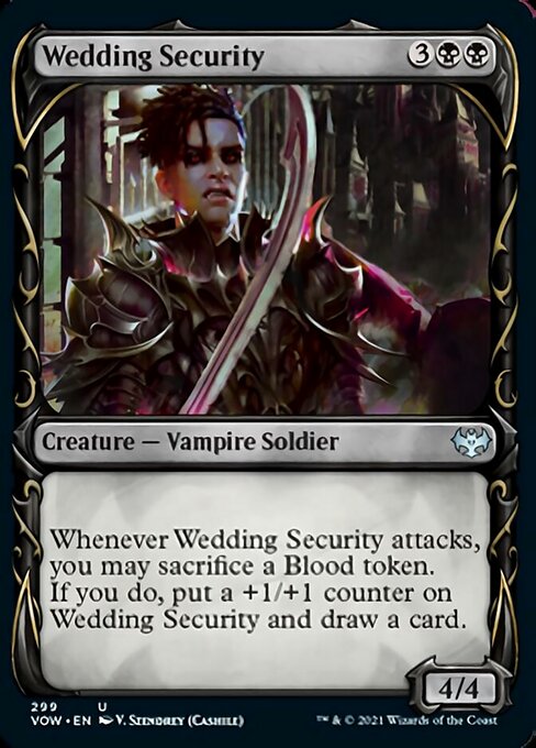 Wedding Security (Showcase) (Innistrad: Crimson Vow) Light Play