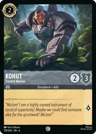 Kohut - Trusted Marine (Azurite Sea) Near Mint Cold Foil