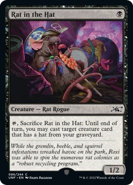 Rat in the Hat (Unfinity) Medium Play Foil