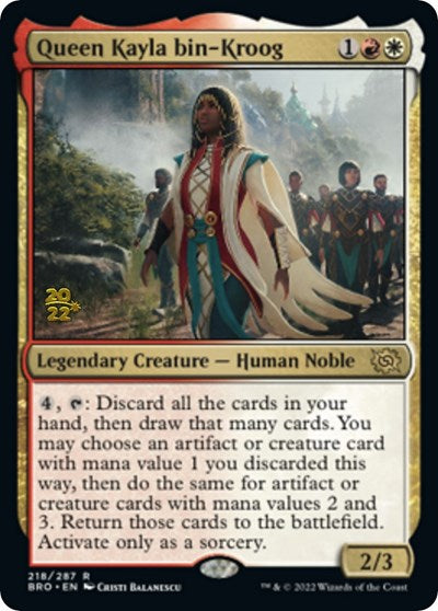 Queen Kayla bin-Kroog (Promos: Prerelease Cards) Light Play Foil