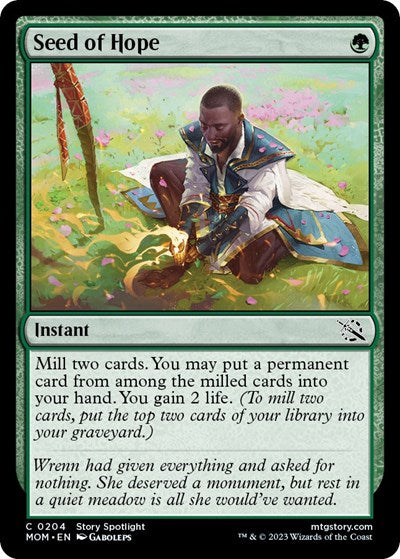 Seed of Hope (March of the Machine) Light Play Foil