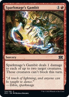 Sparkmage's Gambit (Double Masters 2022) Light Play Foil