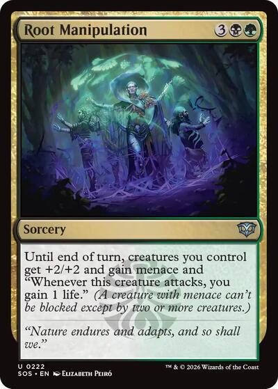 Root Manipulation (Secrets of Strixhaven) Light Play Foil